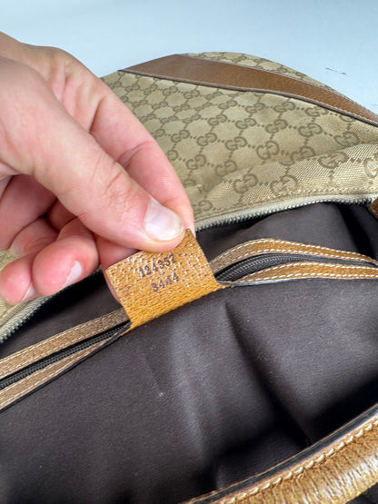 Sac à main Gucci Monogram vintage beige marron