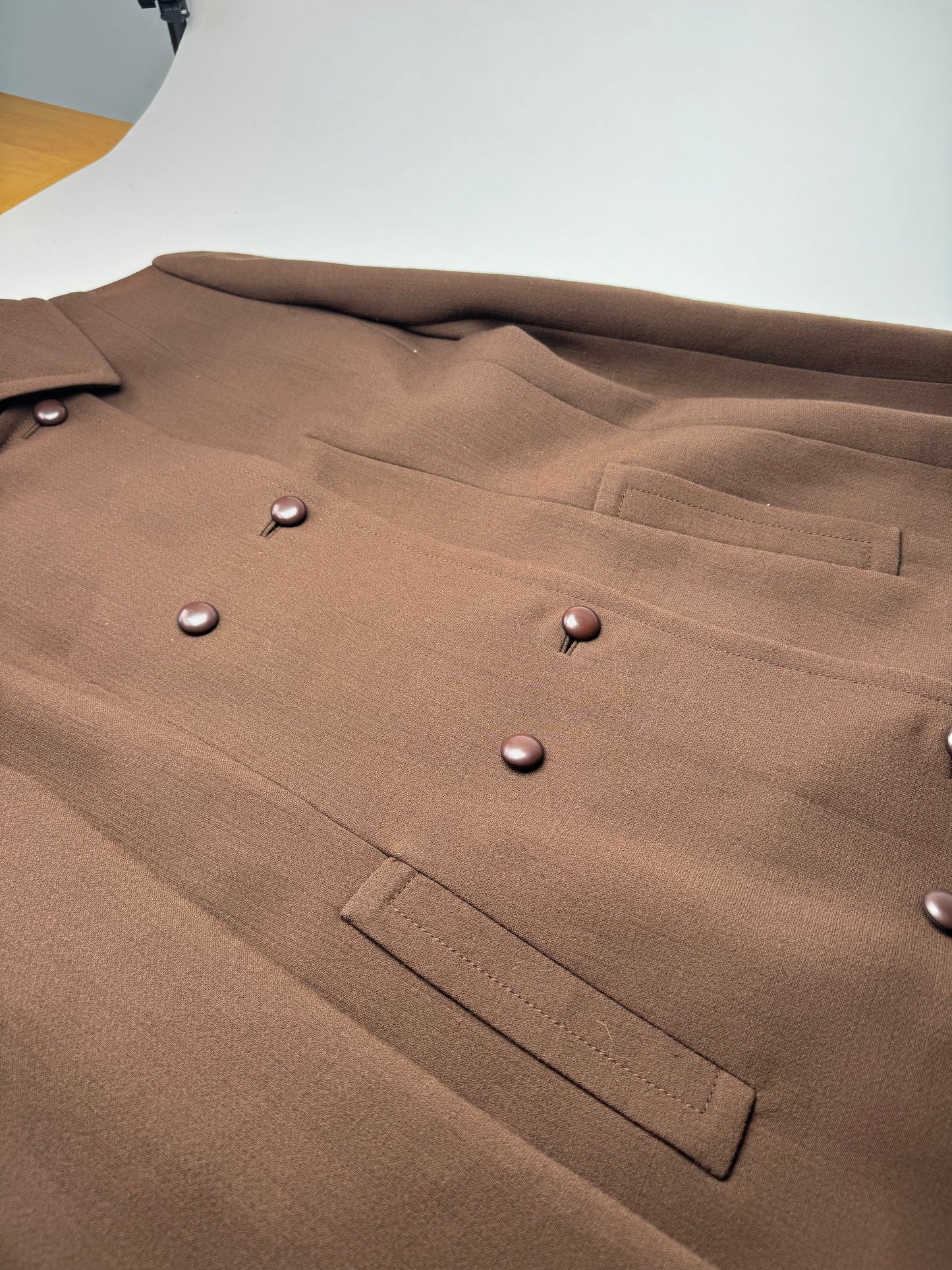 Vintage Givenchy Wool Trenchcoat Brown 38/M