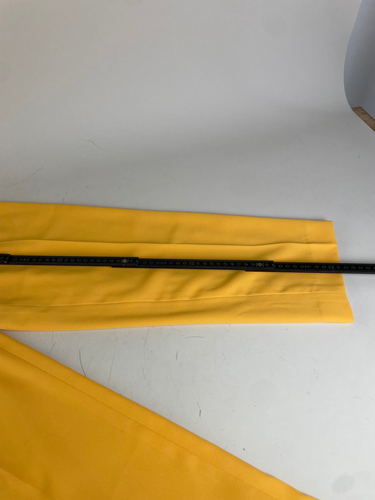 Vintage Balenciaga Polyester Trousers Yellow S