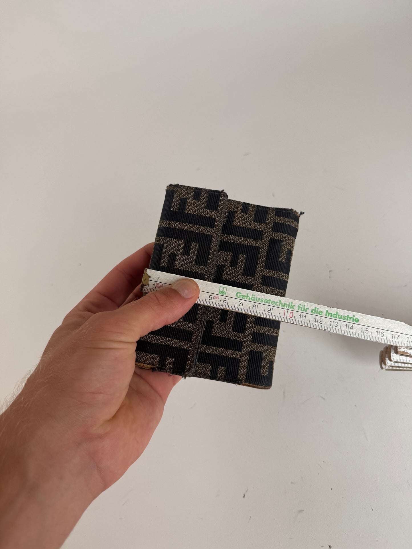 Vintage Fendi FF monogram wallet Brown