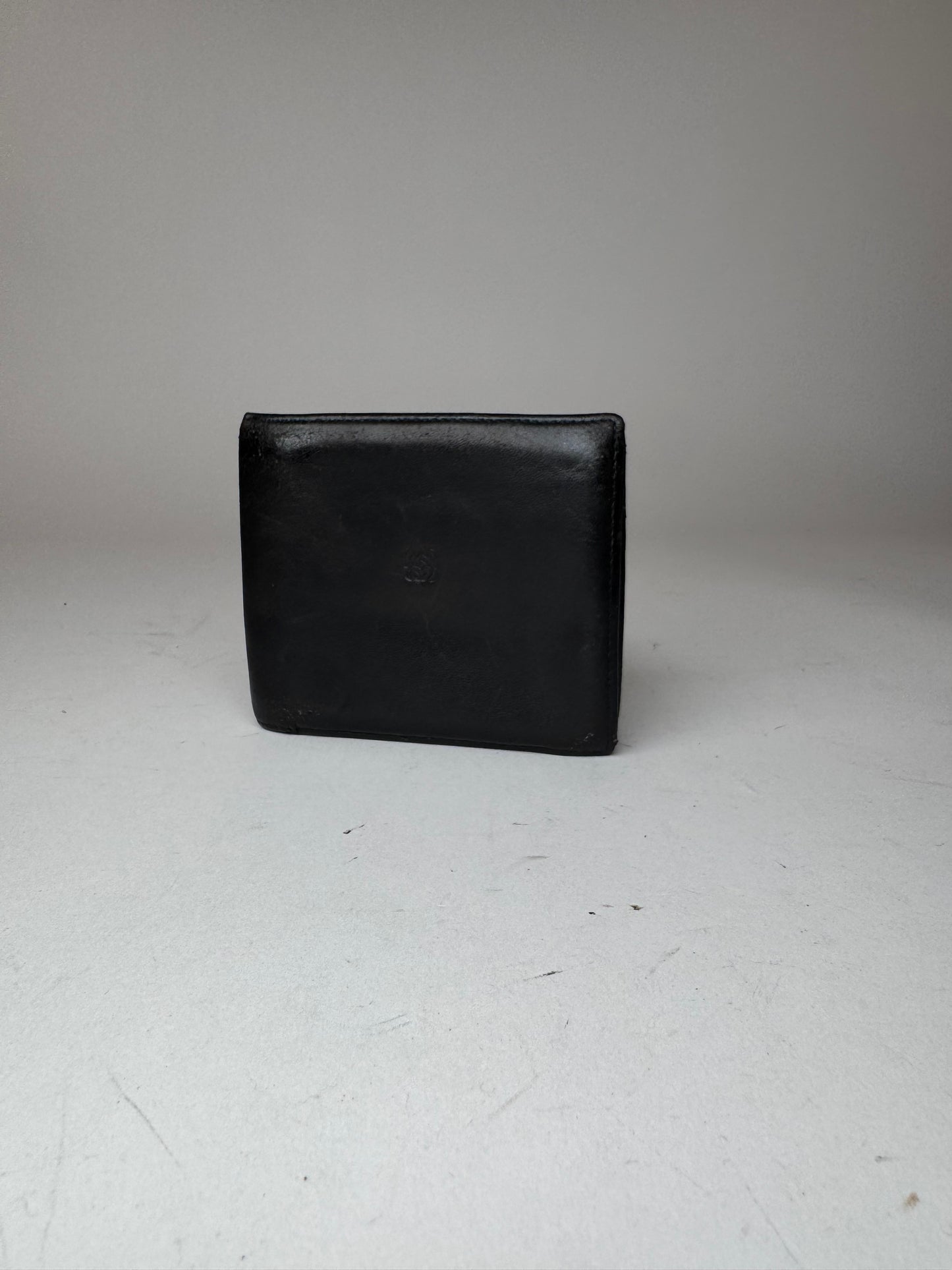 Vintage Loewe Madrid Flapable Leather wallet Black