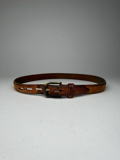 Vintage Issey Miyake Leather belt brown