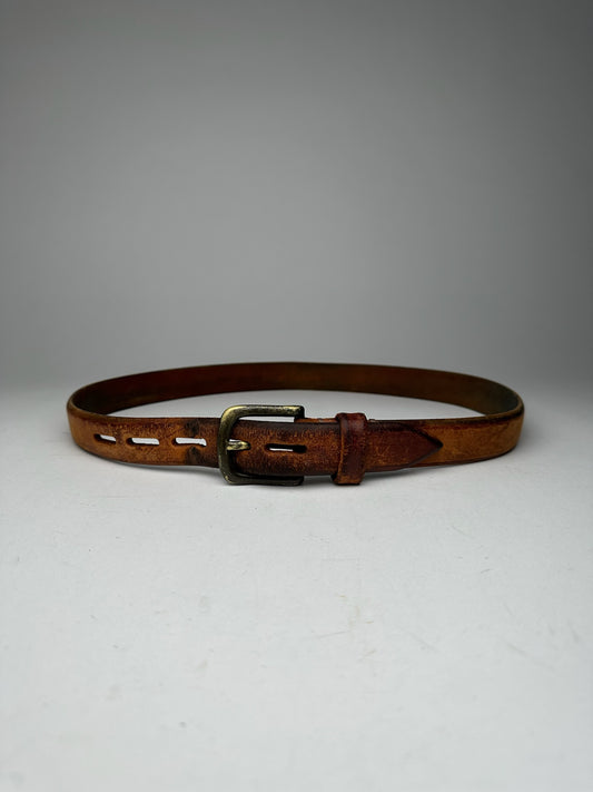 Vintage Issey Miyake Leather belt brown