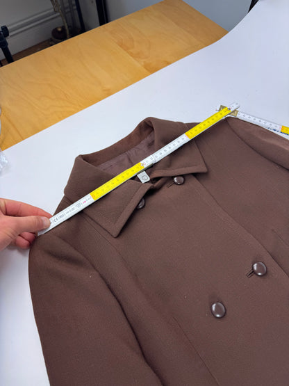 Vintage Givenchy Wool Trenchcoat Brown 38/M