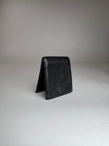 Vintage Loewe Madrid Flapable Leather wallet Black