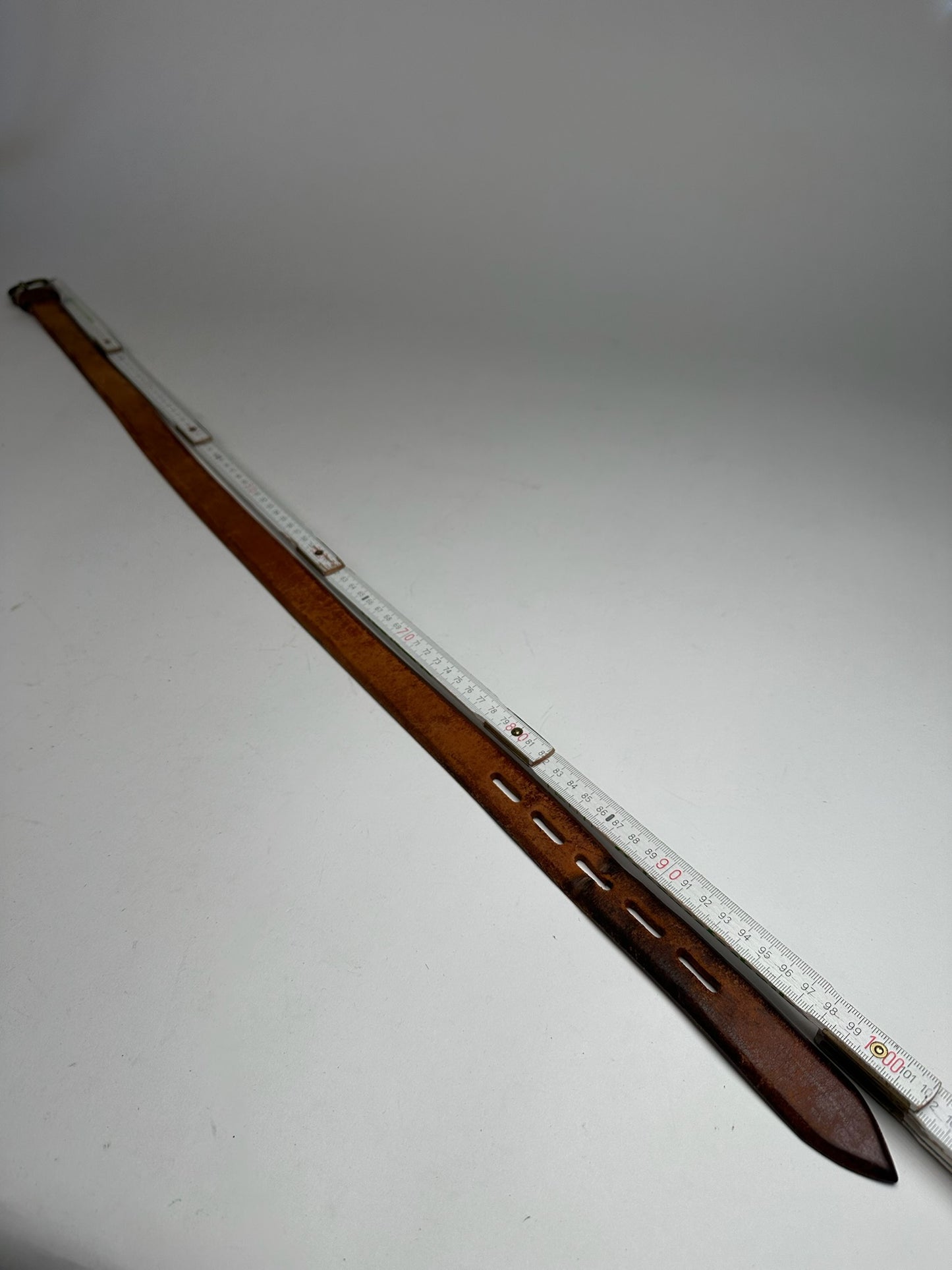 Vintage Issey Miyake Leather belt brown