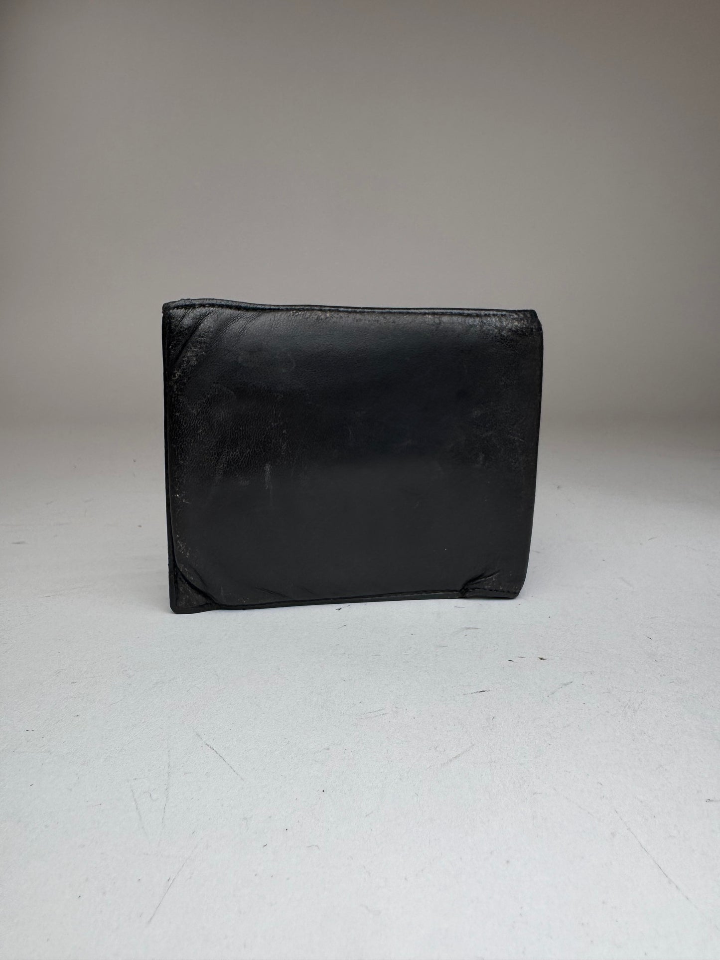 Vintage Loewe Madrid Flapable Leather wallet Black