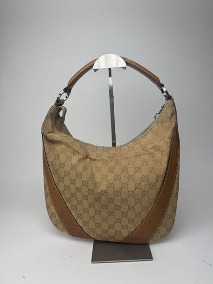 Sac à main Gucci Monogram vintage beige marron