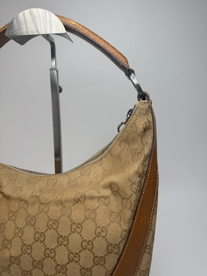 Sac à main Gucci Monogram vintage beige marron