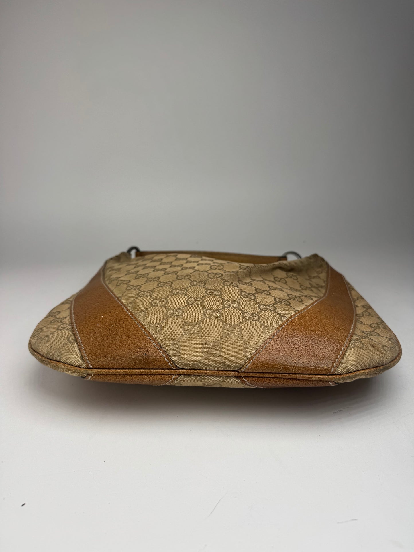 Sac à main Gucci Monogram vintage beige marron