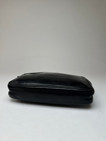 Vintage Loewe Madrid Leather Clutch Black