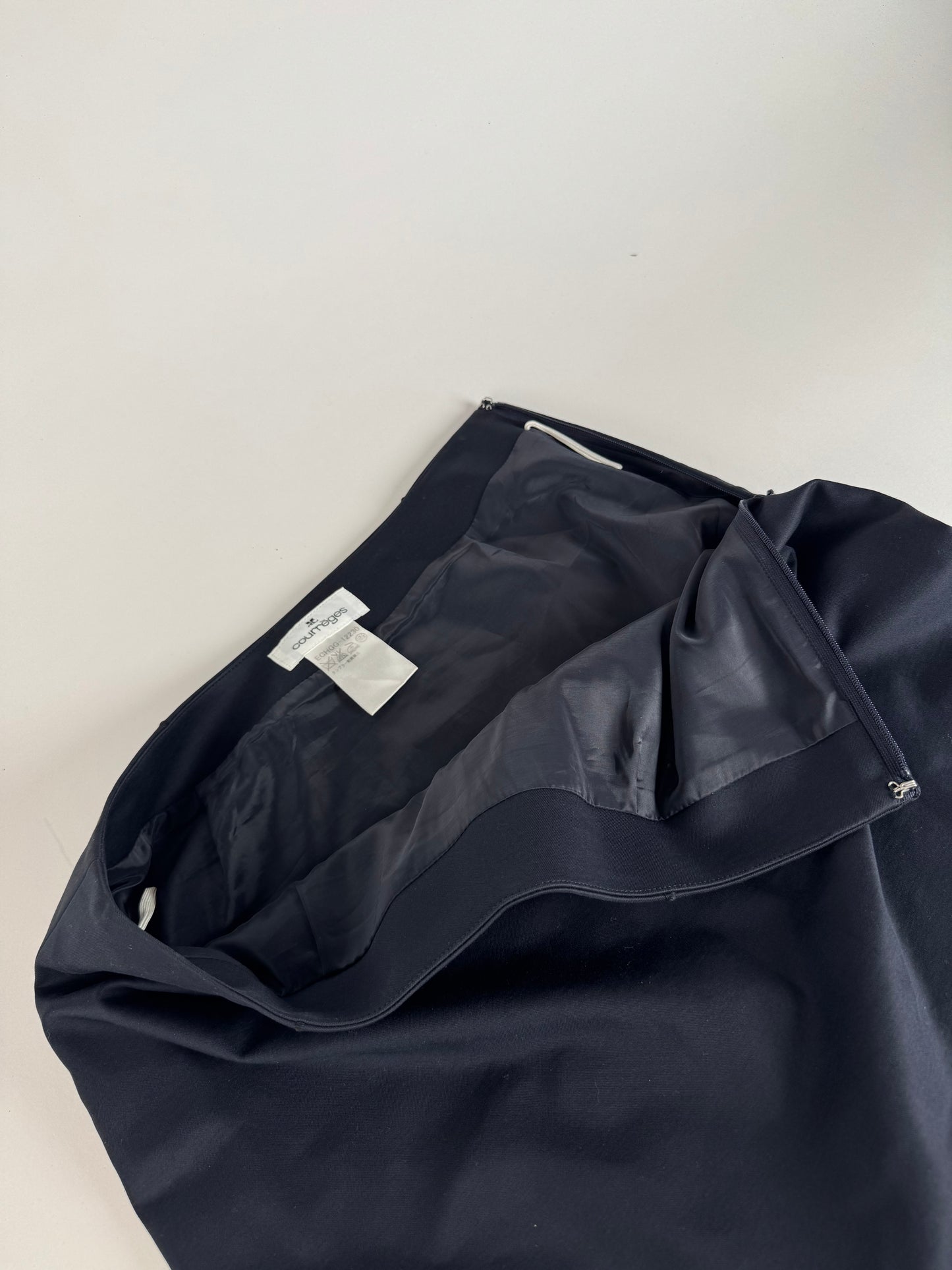 Vintage Courreges Skirt Navy 40/L