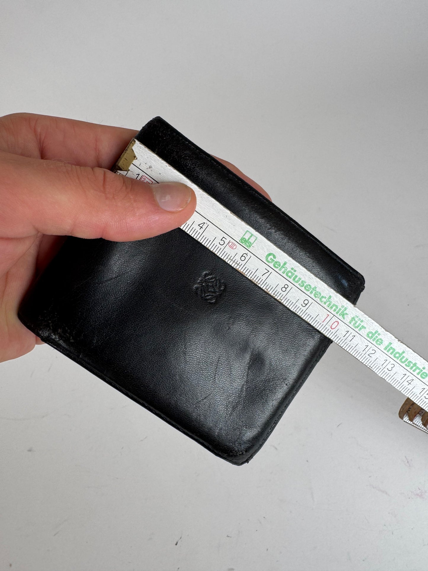 Vintage Loewe Madrid Flapable Leather wallet Black