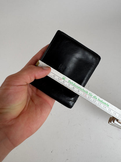 Vintage Loewe Madrid Flapable Leather wallet Black