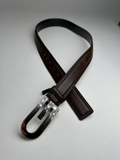 Vintage Gucci Leather belt brown