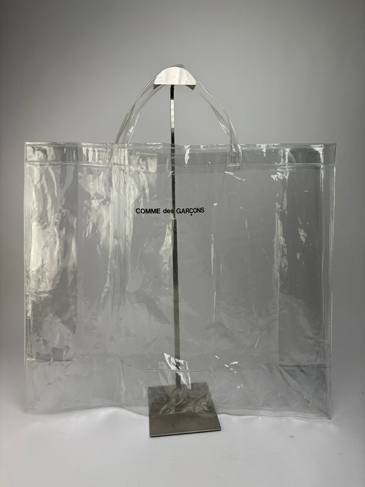 Vintage Comme des Garçons Clear PVC Tote Bag Late 2010s