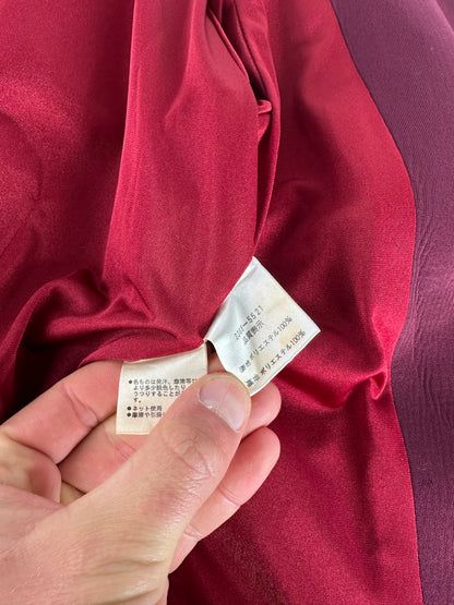 Vintage Balenciaga BB La Mode Cropped Moto Jacket Burgundy S