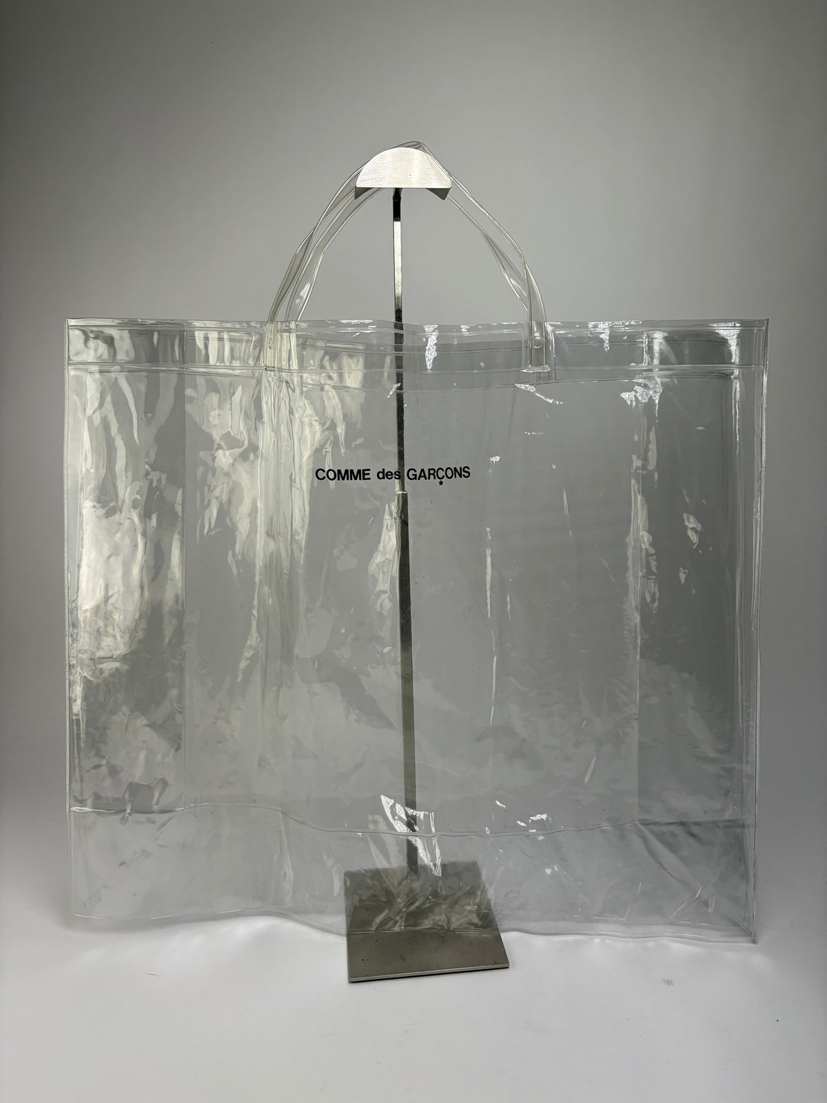 Vintage Comme des Garçons Clear PVC Tote Bag Late 2010s