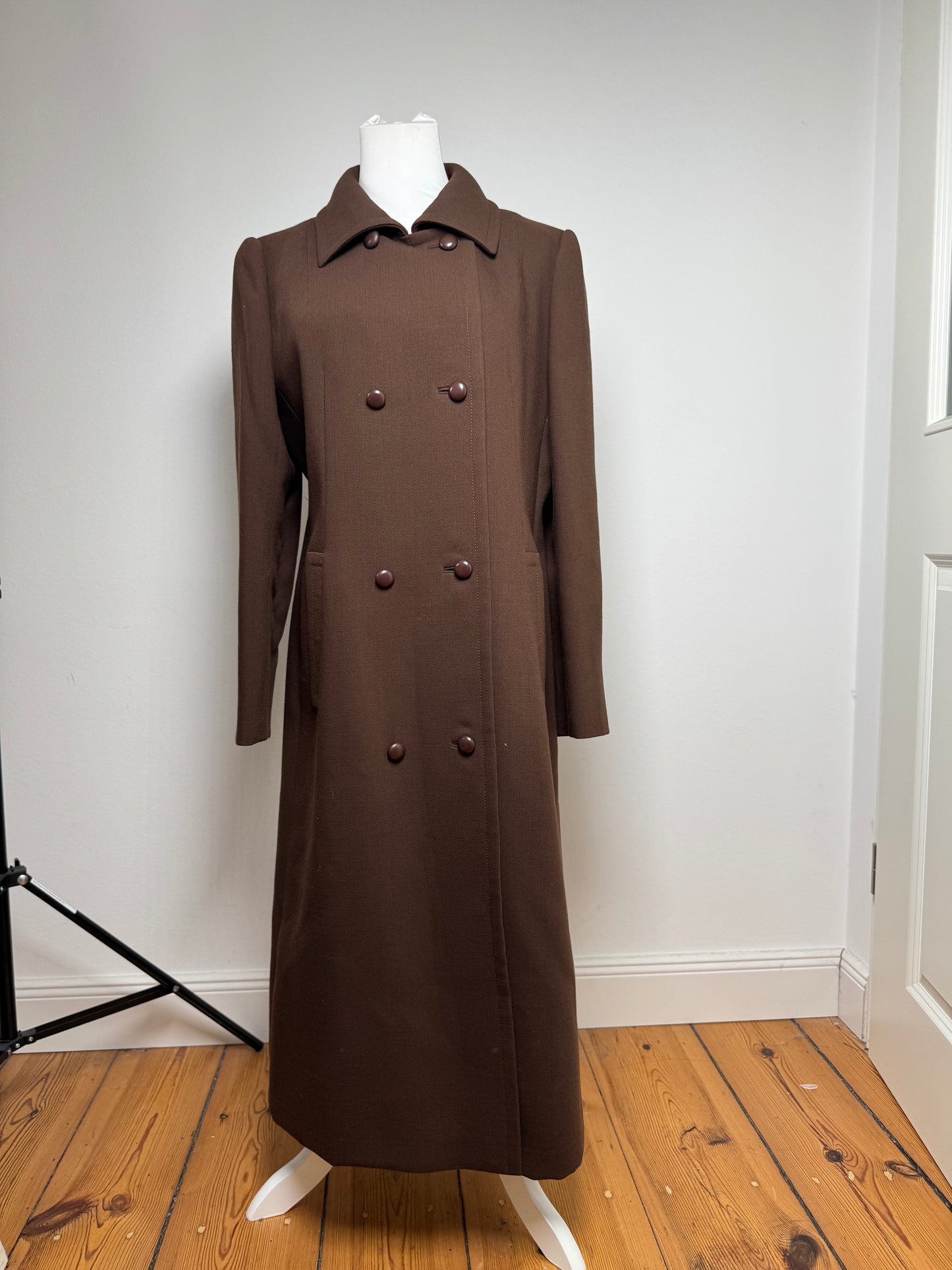 Vintage Givenchy Wool Trenchcoat Brown 38/M