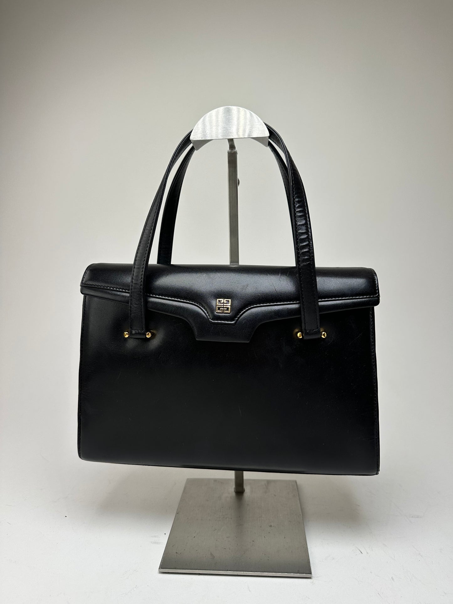 Vintage Givenchy Leather Handbag Black