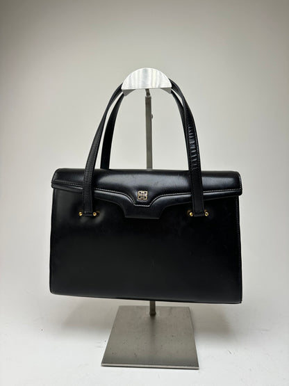 Vintage Givenchy Leather Handbag Black