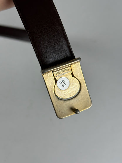 Vintage Dior Leather belt black