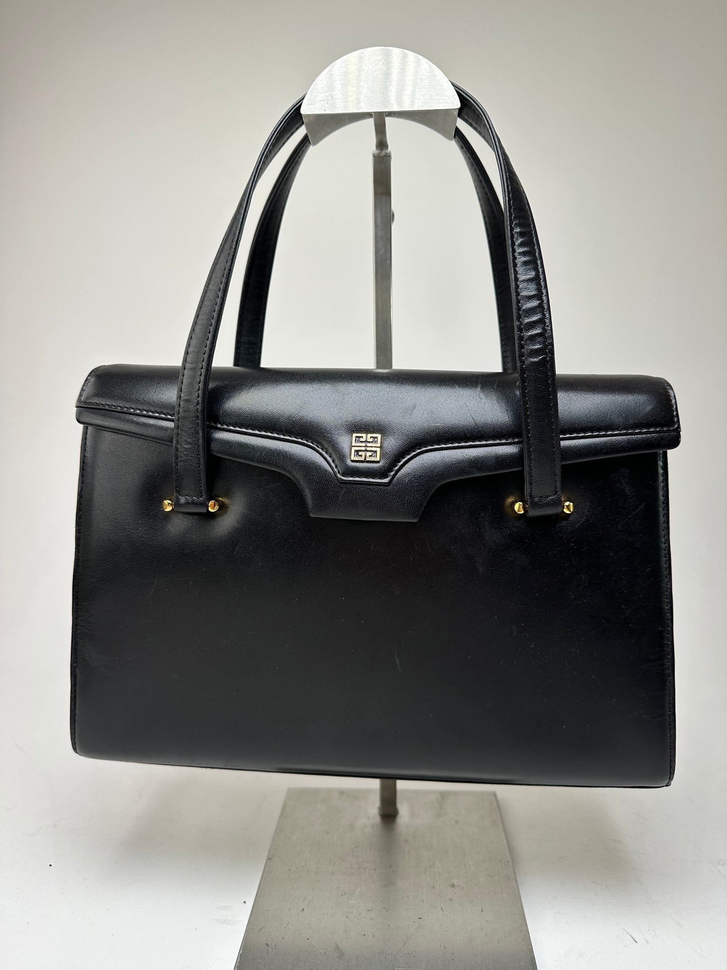 Vintage Givenchy Leather Handbag Black