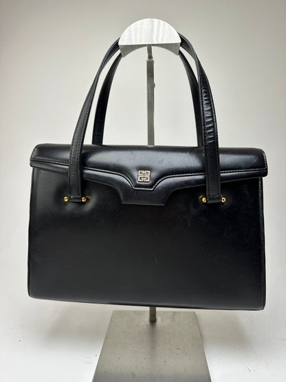 Vintage Givenchy Leather Handbag Black