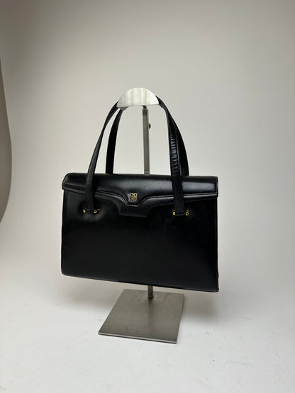 Vintage Givenchy Leather Handbag Black