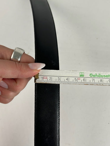 Vintage Dior Leather belt black