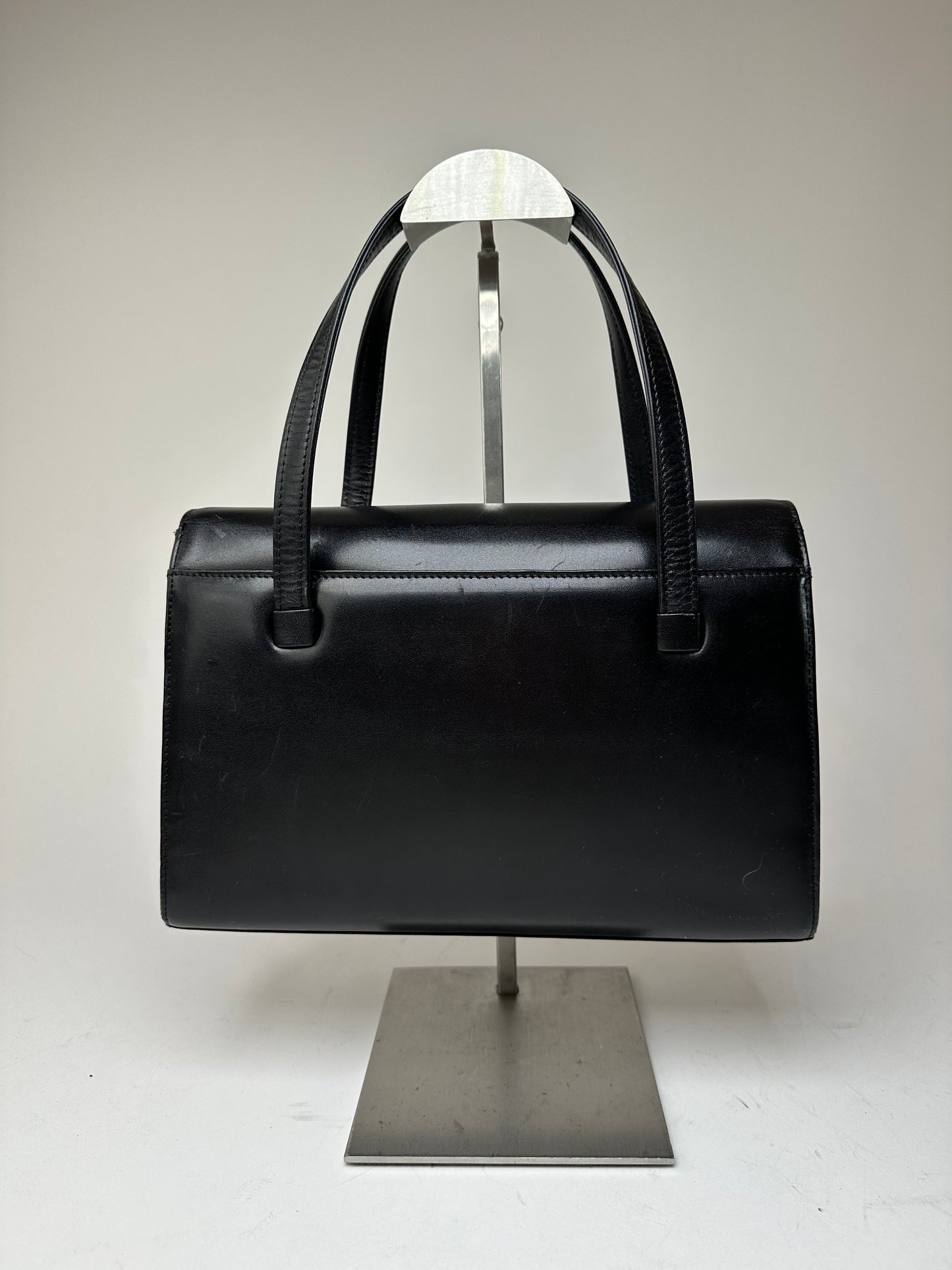 Vintage Givenchy Leather Handbag Black