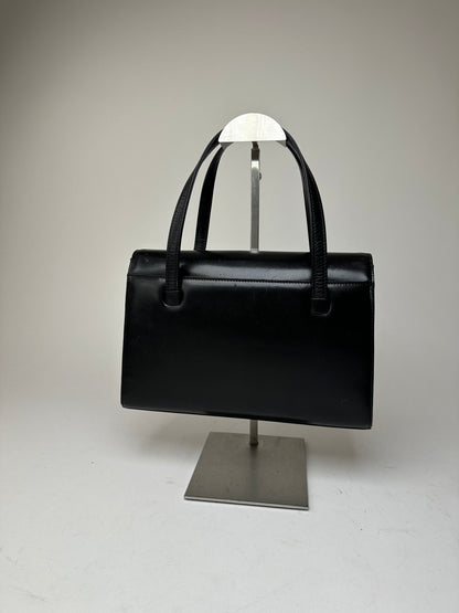 Vintage Givenchy Leather Handbag Black