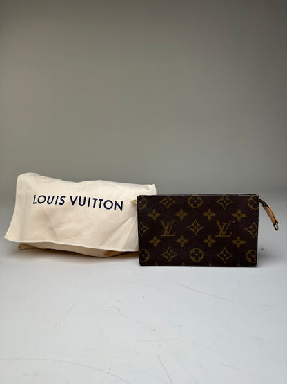 Vintage Louis Vuitton Monogram Canvas Zippy Wallet Dark Brown