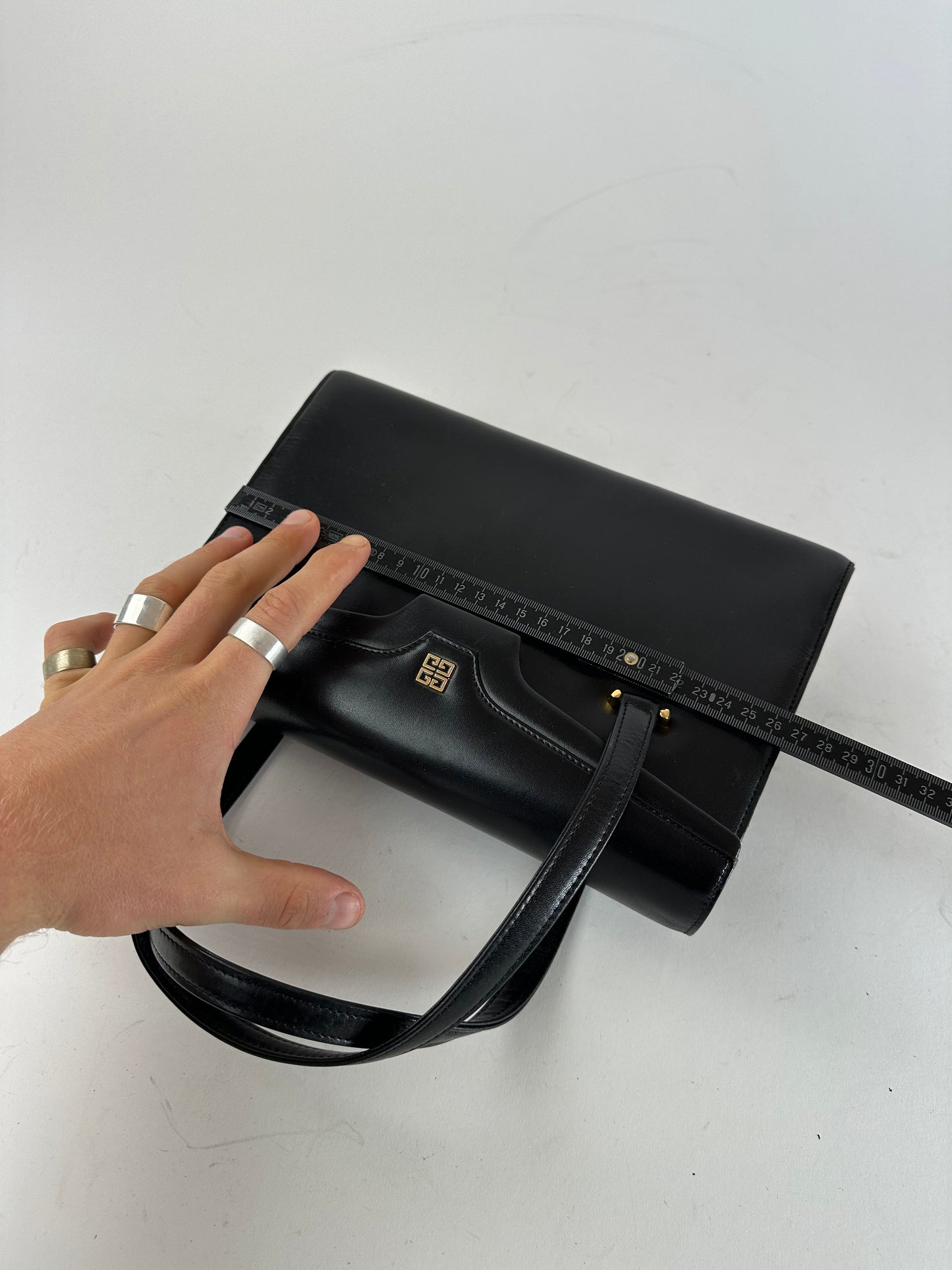 Vintage Givenchy Leather Handbag Black