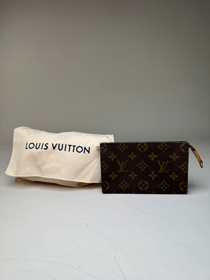 Vintage Louis Vuitton Monogram Canvas Zippy Wallet Dark Brown