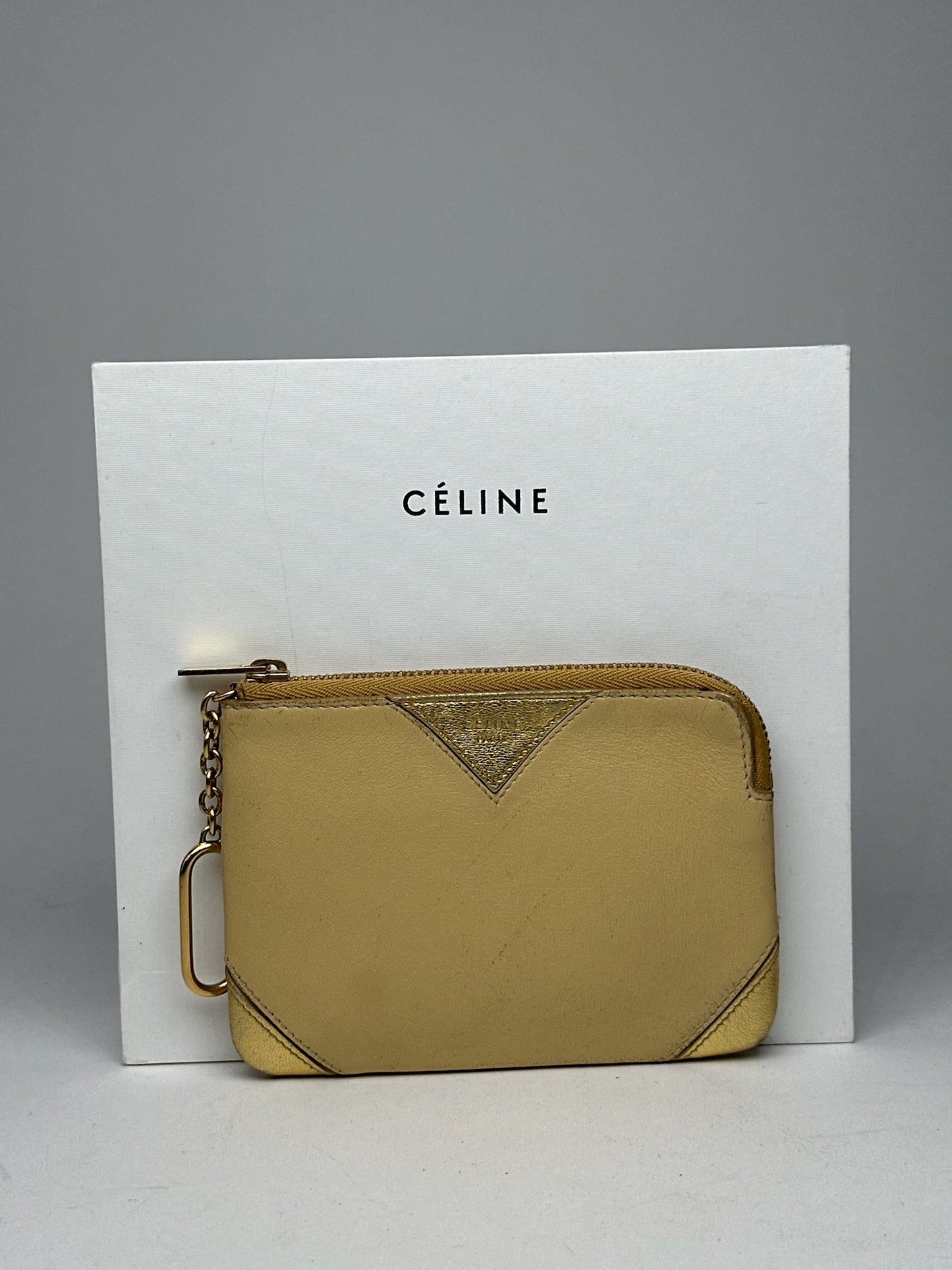 Vintage Celine Paris Leather Card Holder