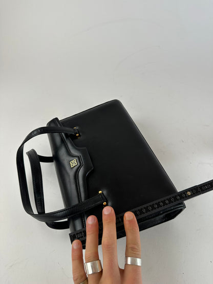 Vintage Givenchy Leather Handbag Black