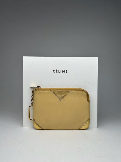 Vintage Celine Paris Leather Card Holder