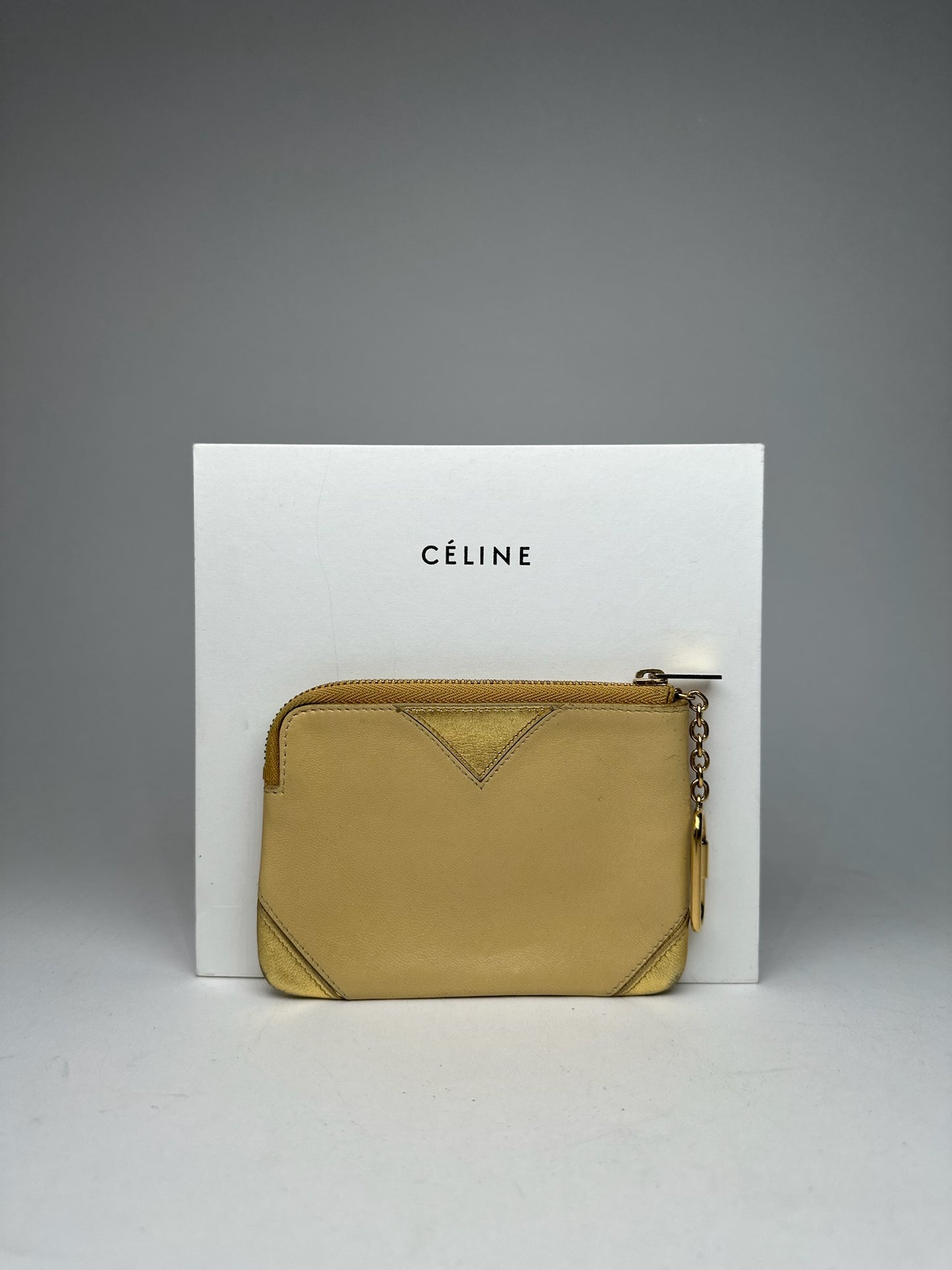 Vintage Celine Paris Leather Card Holder