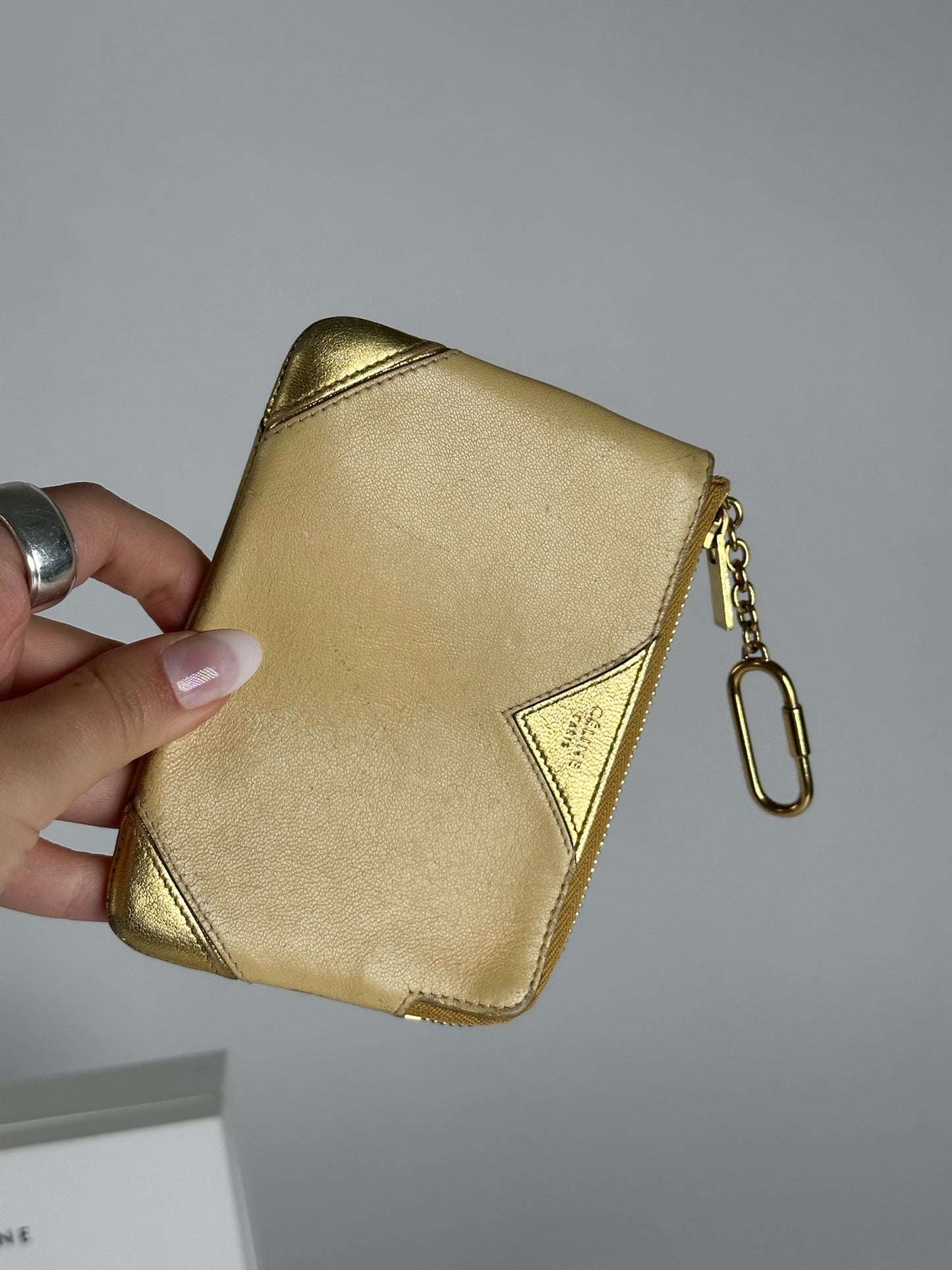 Vintage Celine Paris Leather Card Holder