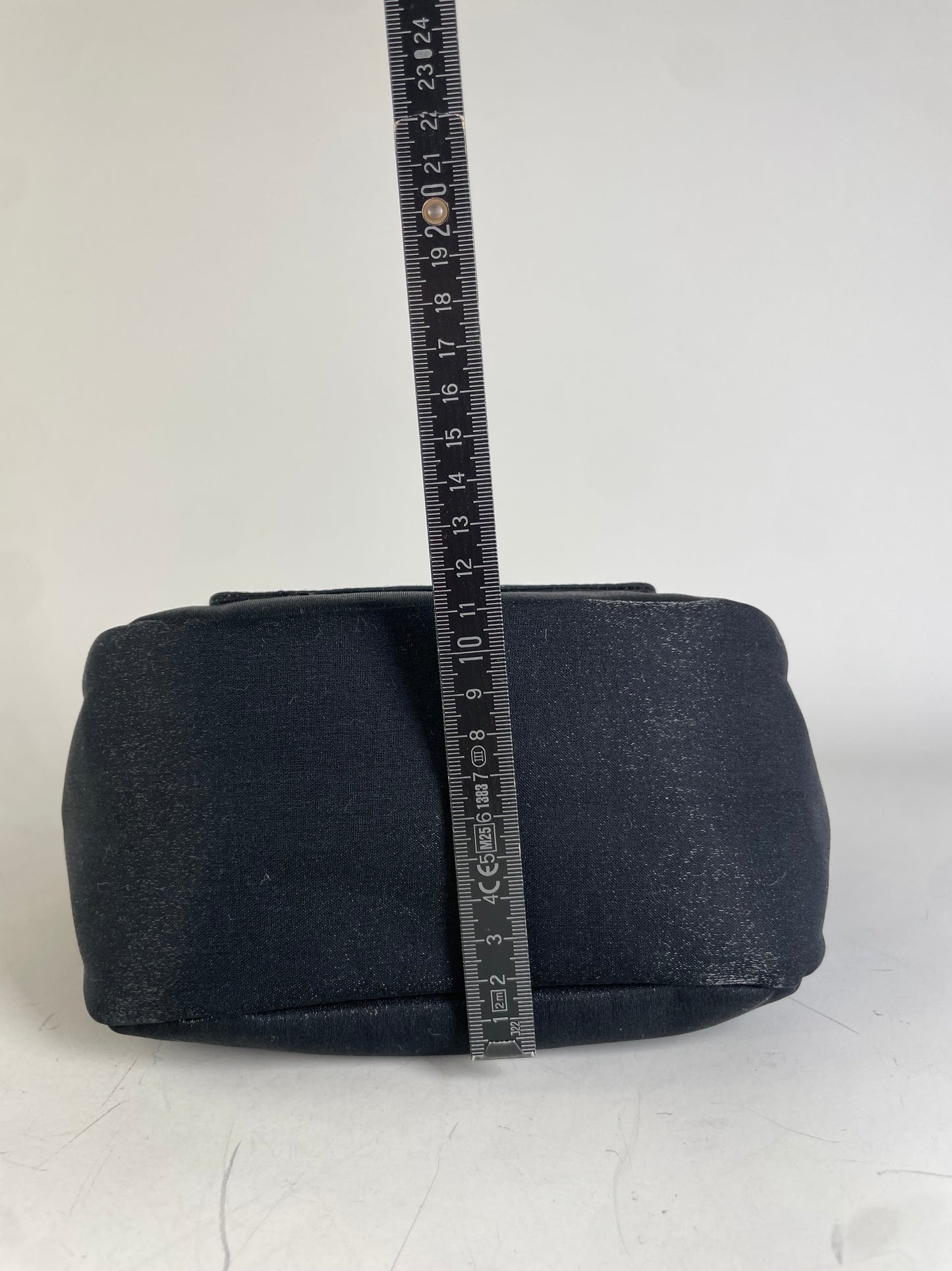 Vintage Yves Saint Laurent Chain Tote Black Red Gold