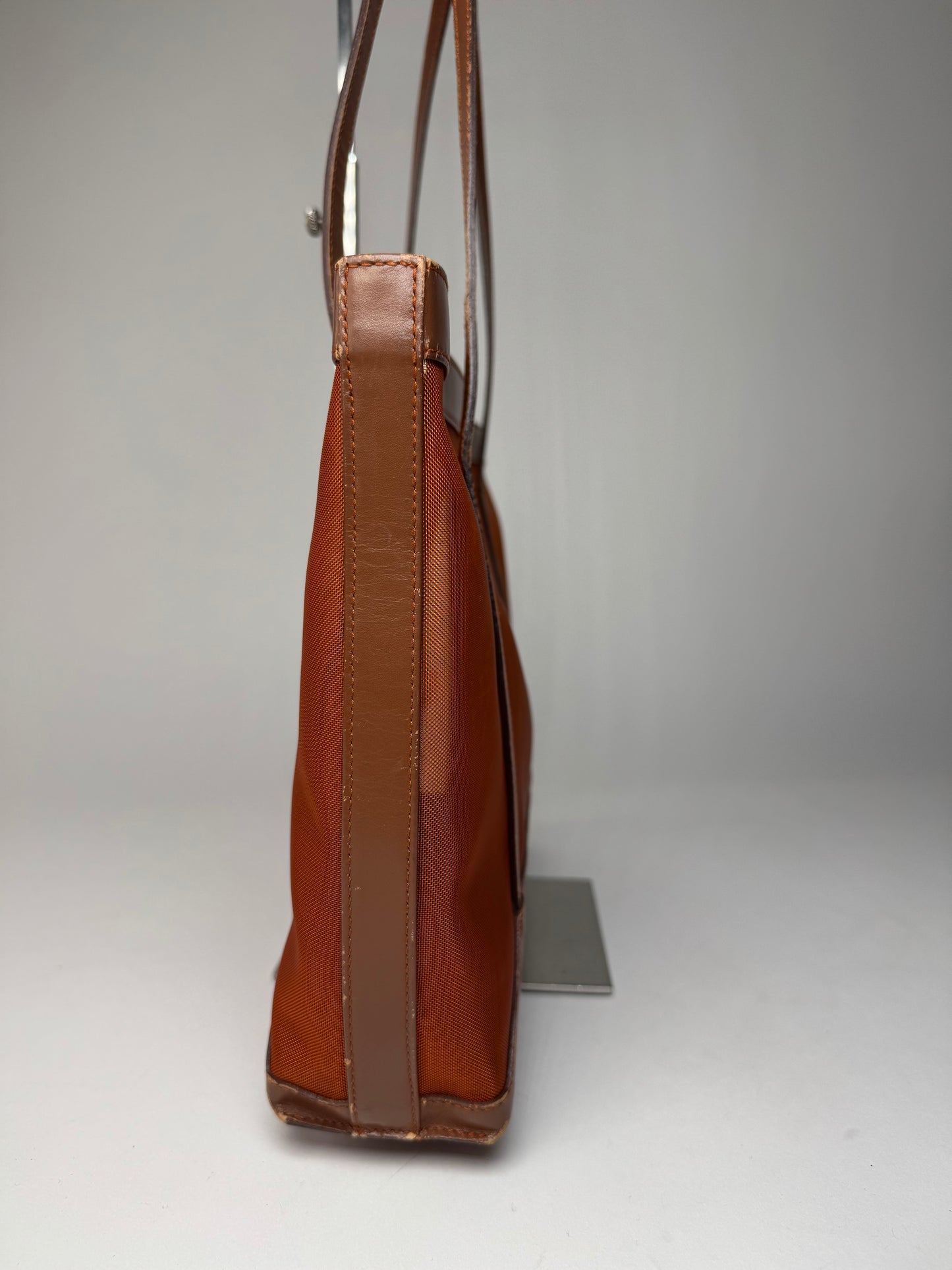 Vintage Loewe Madrid Transparent Bag Brown Orange