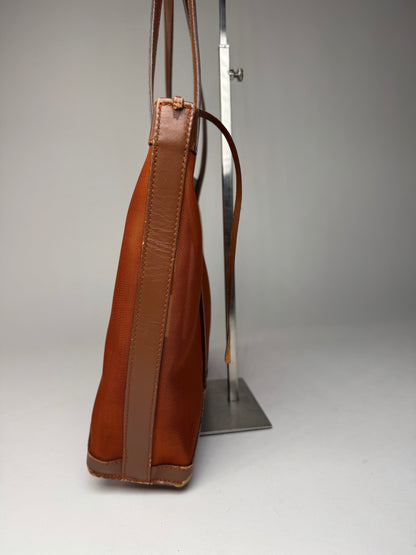 Vintage Loewe Madrid Transparent Bag Brown Orange