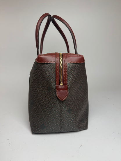 Sac week-end vintage Balenciaga Monogram Vert Marron