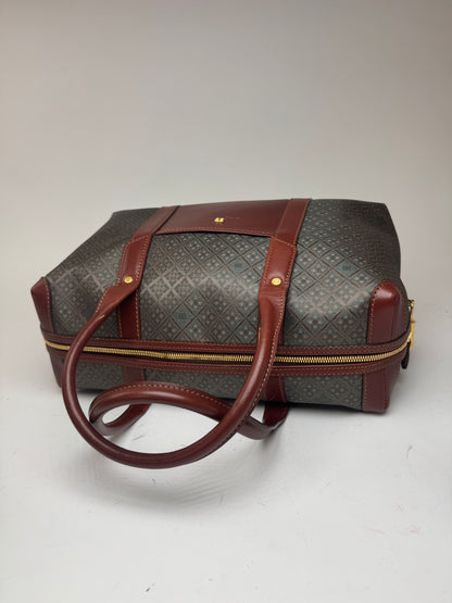 Sac week-end vintage Balenciaga Monogram Vert Marron