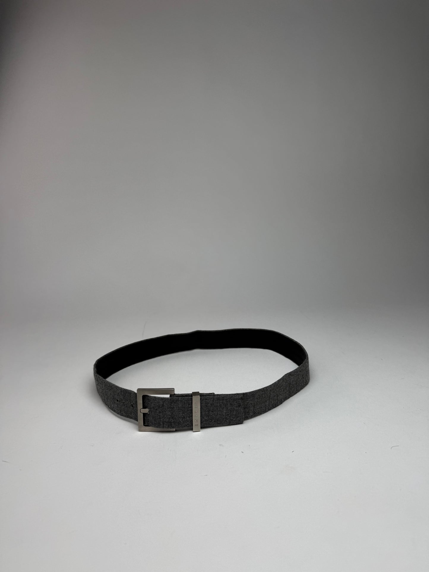 Vintage Celine Paris Leather belt grey