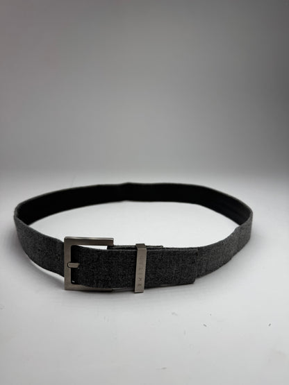 Vintage Celine Paris Leather belt grey