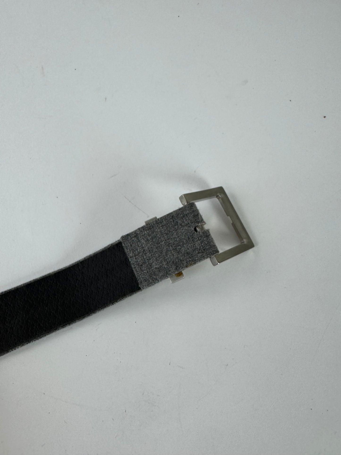 Vintage Celine Paris Leather belt grey