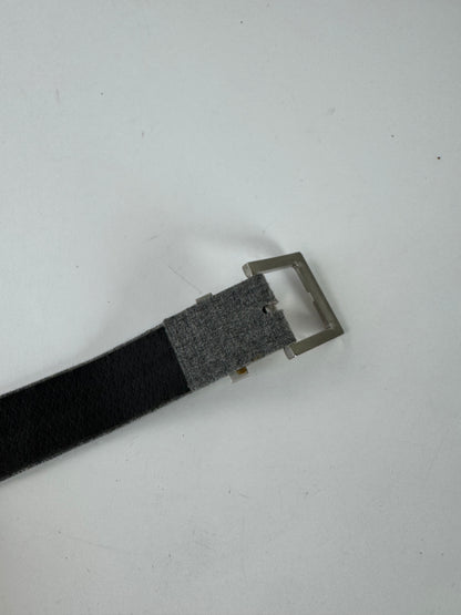 Vintage Celine Paris Leather belt grey