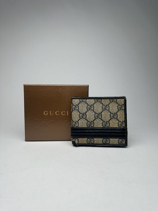 Vintage Gucci Ophidia Monogram Leather Wallet